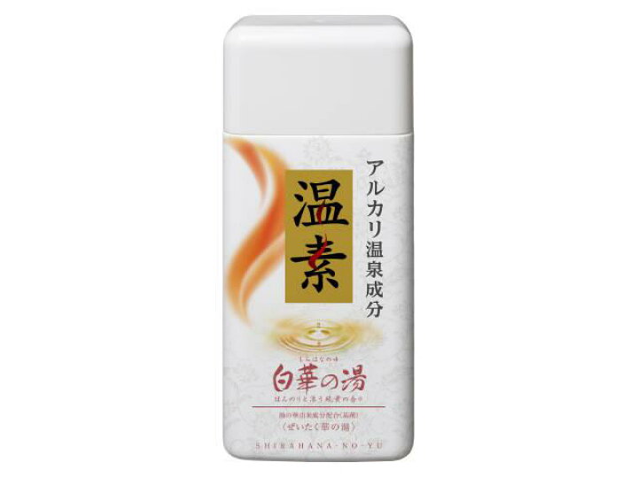 楽天市場】アース製薬 温素 白華の湯 600g 本体 医薬部外品 白く 