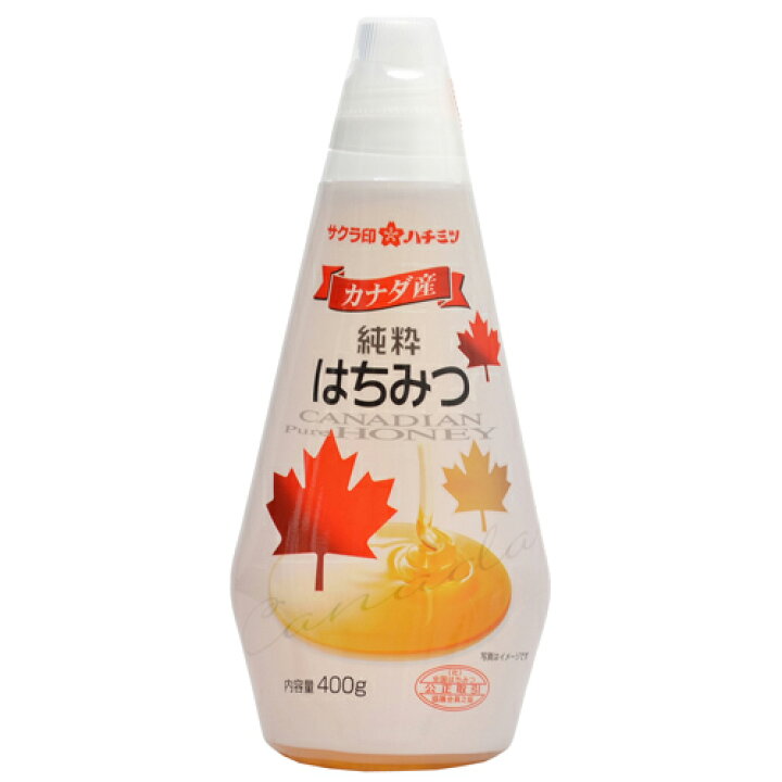 楽天市場】【送料込・まとめ買い×6点セット】サクラ印 カナダ産 純粋はちみつ 400g 本体 ( 純粋ハチミツ ) ( 4901390178774 ) : 姫路流通センター 楽天市場】【送料込・まとめ買い×6点セット】サクラ印 カナダ産 純粋はちみつ 400g 本体 ( 純粋ハチミツ ) ( 4901390178774 ) : 姫路流通センター