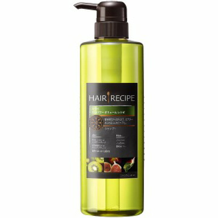 楽天市場 送料込 ｐ ｇ ヘアレシピ キウイエンパワー ボリュームレシピ シャンプー 530ml 本体 Hair Recipe 無くなり次第終了 姫路流通センター