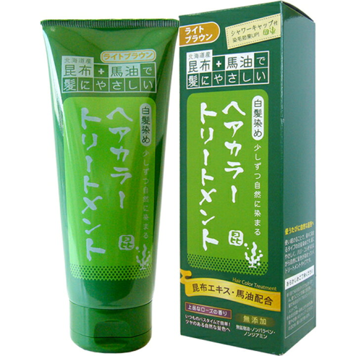 楽天市場】【無くなり次第終了】三和通商 昆布と馬油のヘアカラー 