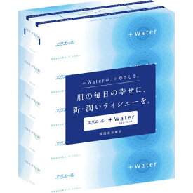 【週替わり特価B】大王製紙　エリエール プラスウォーター 180組×5箱パック ( 保湿ティッシュ ) ※お一人様最大1点まで ( 4902011711400 )