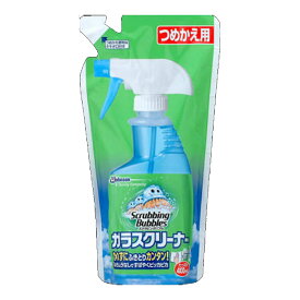 【送料込・まとめ買い×3】ジョンソン スクラビングバブル　ガラスクリーナー　詰替　400ML ( scrubbingbubble ガラス用クリーナー　詰め替え用 ) ×3点セット ( 4901609002395 )