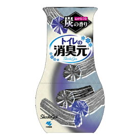 【送料込】小林製薬 トイレの消臭元　心がなごむ炭の香り　400ML　「炭」の和風で落ち着いたイメージをお香で表現した、優しいフローラル調の白檀 ( ビャクダン ) の香り×16点セット　まとめ買い特価！ケース販売 ( 4987072029664 )