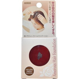 【令和・早い者勝ちセール】堀井薬品　アモロス ヘアファンデA ナチュラルブラウン 5g ( 4970166078020 )