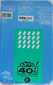 {TjpbN Ղ育ݑ 20L  40 U|21 gNȃS~ ( 4902393325219 )