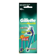 【送料無料・まとめ買い×5】P＆G　ジレット カスタムプラスEX 首振式 10本入　新ソフトウルトラグリップ…