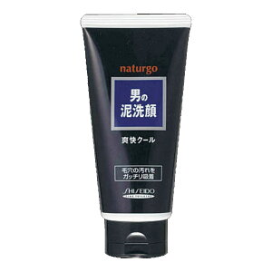 楽天市場 取り扱い終了 完売 販売終了 無くなり次第終了 エフティ資生堂 ナチュルゴ メンズクレイ 洗顔フォーム 黒 130ｇ 男性用洗顔フォーム 姫路流通センター