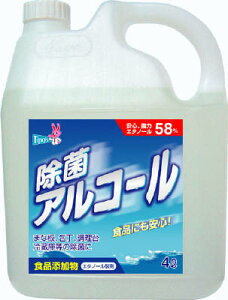 【業務用】友和 ティポス ティポス 除菌アルコール 4L 食品添加物・エタノールの除菌スプレーお徳用サイズ ( 4516825003431 )