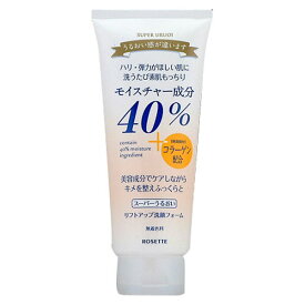 ロゼット R40％　スーパーうるおいリフトアップ洗顔フォーム　168g　もっちりタイプの植物性洗顔フォーム　スズランのやさしい香り ( 4901696532591 )