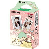【数量限定】FUJIFILM 富士フィルム チェキフィルム キキ＆ララ 10枚入り instax mini 絵柄入りフレーム …