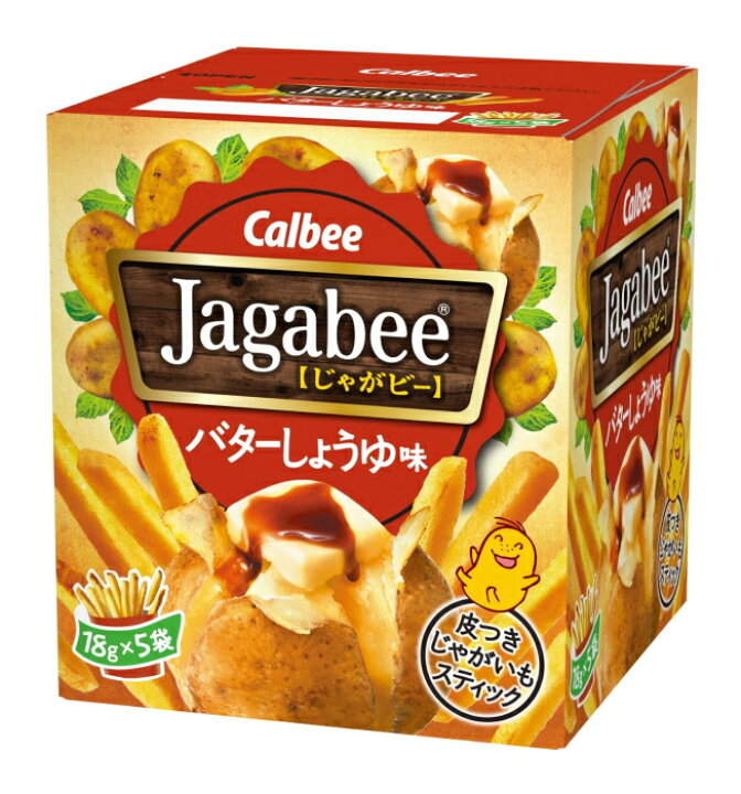 楽天市場 完売22 送料込 ケース販売 カルビー ジャガビー Jagabee バターしょうゆ味 90g 18g 5袋入 12個セット 計60袋 お菓子 食品 ポテト 姫路流通センター