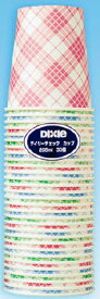 【令和・早い者勝ちセール】日本デキシー デイリーチェックカップ 30個入 ( 使い捨て紙コップ ) ( 4902172100402 )