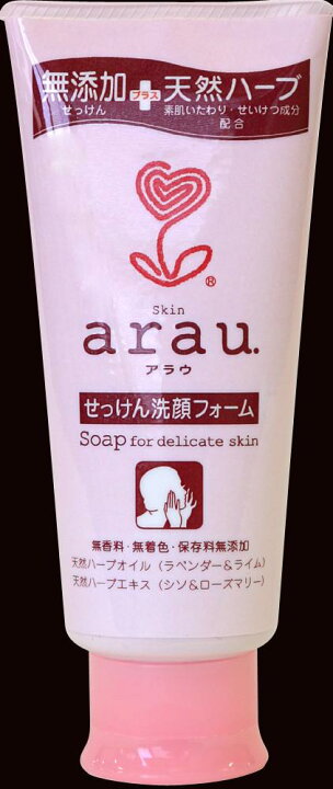 楽天市場】【無くなり次第終了】サラヤ arau. ( アラウ ) せっけん洗顔 