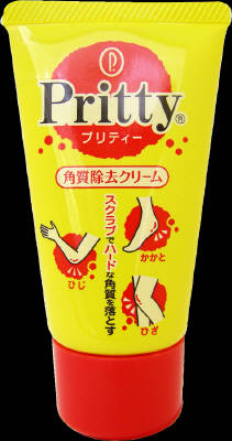 楽天市場 小林製薬 プリティー 角質除去クリーム 70g スクラブ配合クリーム 踵 肘 膝 姫路流通センター