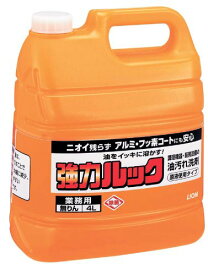 【送料込・まとめ買い×3】【業務用サイズ】ライオンハイジーン 業務用 強力ルック 4L 　原液使用タイプ ( 油汚れ用洗剤 ) ×3点セット ( 4903301177708 )