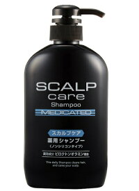 【熊野油脂】スカルプケア　薬用シャンプー600ml　本体　医薬部外品　ノンシリコンシャンプー ( 4513574013360 )