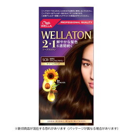 【最大半額！令和セール】P&G　ウエラ(WELLA)　ウエラトーン ツープラスワン ( 2+1 ) クリーム 5CB ( 4056800251032 )