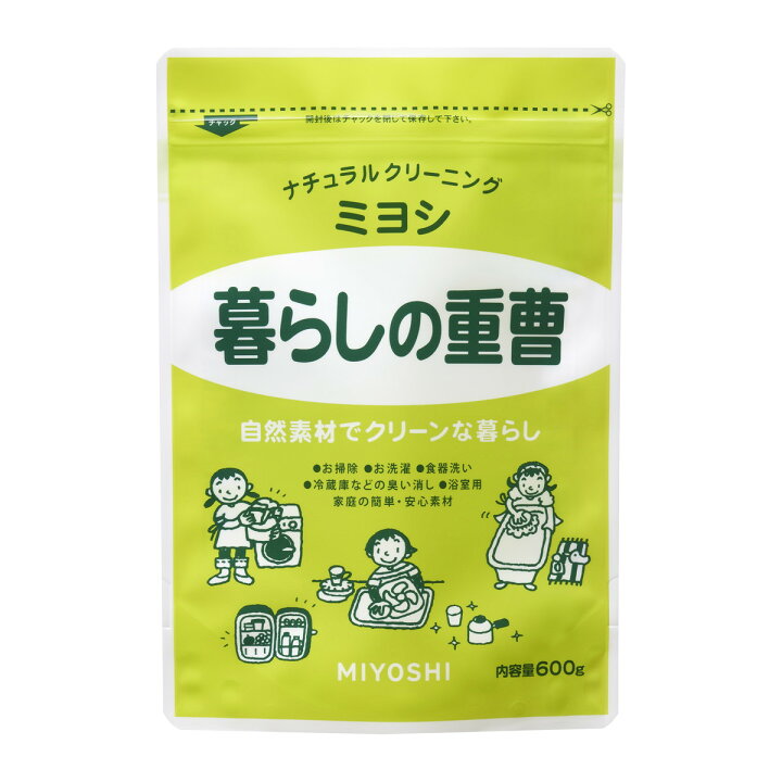 楽天市場】【送料込・まとめ買い×4点セット】ミヨシ石鹸 暮らしの重曹 
