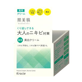 【送料込・まとめ買い×6点セット】肌美精 大人のニキビ対策 薬用美白クリーム 50g　医薬部外品（美白　仕上げクリーム）( 4901417621733 )