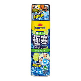 【送料込・まとめ買い×5個セット】桐灰化学 熱中対策 服の上から 極寒スプレー シトラス 330ml