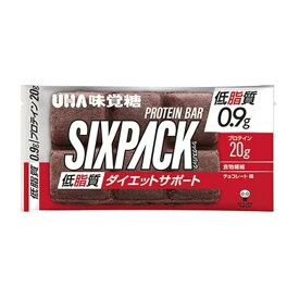UHA味覚糖 シックスパック SIXPACK プロテインバー チョコレート味 1本入×10個セット ※新旧パッケージが混在する恐れあります。ご了承ください。