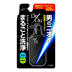 【送料込・まとめ買い×5個セット】ロート製薬 デ・オウ 薬用 クレンジングウォッシュ つめかえ用 420ml