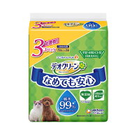 ユニ・チャーム デオクリーン 純水99% ウェットティッシュ つめかえ用 70枚×3個パック