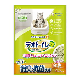 ユニ・チャームペット デオトイレ 消臭・抗菌サンド 4L ( 4520699680568 )