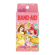 【夜の市★合算2千円超で送料無料対象】BAND-AID バンドエイド 防水テープ ディズニープリンセス 20枚入 …