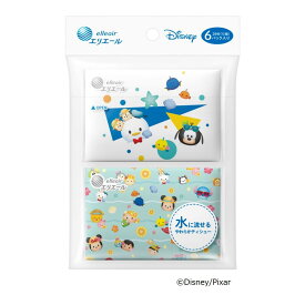 【まとめ買い×3点セット】大王製紙 エリエール ディズニーデザイン 流せるポケットティッシュ 6P キッズ ※画像はイメージです