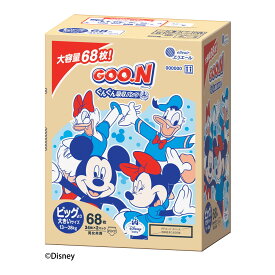 【送料込・まとめ買い×1個セット】大王製紙 グーン ぐんぐん吸収パンツ BIGより大きいサイズ 34枚×2パック