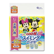 【無くなり次第終了】大王製紙 グーン スイミングパンツ 男女共用 Mサイズ 12枚入り（4902011860566）※…