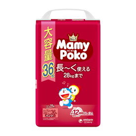 【1点限り！令和お試し価格】ユニ・チャーム マミーポコ パンツ ビッグ 大容量 36枚 ドラえもん こども用紙おむつ