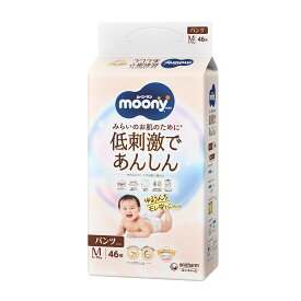 ユニ・チャーム ムーニーマン 低刺激であんしん ゆるうんちモレ安心 M 46枚入