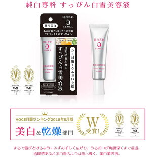 【送料無料・まとめ買い×10個セット】エフティ資生堂純白専科すっぴん白雪美容液35g