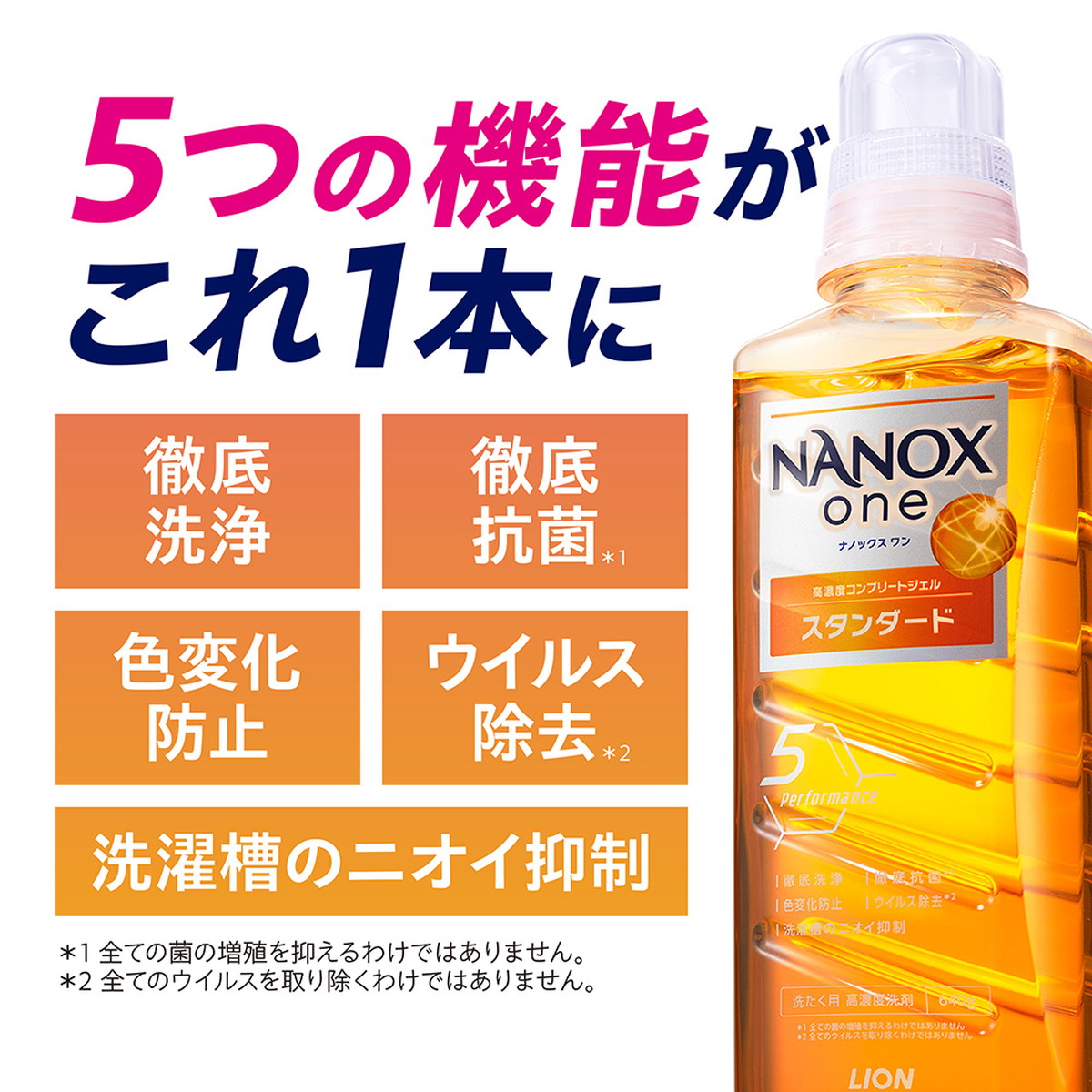 楽天市場】【お試し・初回購入限定】ライオン NANOX one ナノックス