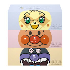 【送料込・まとめ買い×4点セット】王子ネピア　アンパンマン 鼻セレブ ティシュ　360枚(180組)×3個パック　保湿ティッシュ(ローションティッシュ)（4901121626505）※パッケージ変更の場合あり