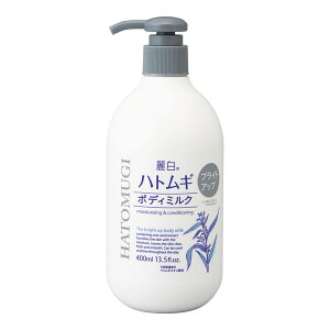 熊野油脂 麗白 ハトムギ ブライトアップ ボディミルク 400mL