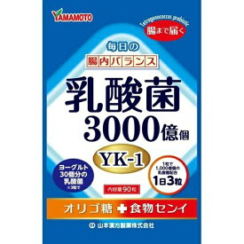 【送料込・まとめ買い×10個セット】山本漢方製薬 乳酸菌粒 90粒