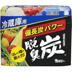 【送料込・まとめ買い×2個セット】エステー 脱臭炭 冷蔵庫用 140g