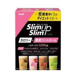 【送料込・まとめ買い×5個セット】アサヒグループ食品 スリムアップスリム シェイク 7食分