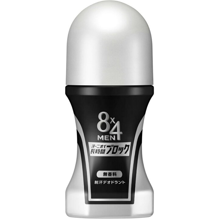 花王 8x4 エイトフォーメン ロールオン 無香料 60ml 姫路流通センター コットン・ラボ 汗取りパット 銀イオン ホワイト 40枚 4973202801019