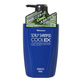 【送料込・まとめ買い×3個セット】田村治照堂 ハツモール 薬用 スカルプシャンプー クールEX 500ml 医薬部外品