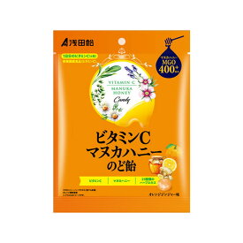 浅田飴 ビタミンC マヌカハニー のど飴 60g オレンジジンジャー味