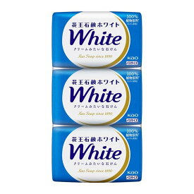 花王 kao 花王石鹸ホワイト ホワイトフローラルの香り バスサイズ 130g×3個入
