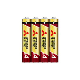 【送料込・まとめ買い×5個セット】三菱電機 MITSUBISHI アルカリ乾電池G 単4型 4本パック LR03GR/4S