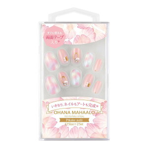 【送料込・まとめ買い×10個セット】ディアローラ オハナ・マハロ フィットミーネイルチップ 24枚入 OH-507
