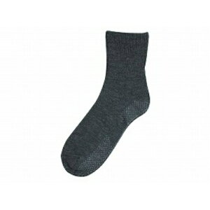 幸和製作所  じんわりあったかくつ下紳士用滑り止め付チャコールグレー