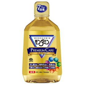 【送料込・まとめ買い×2点セット】アース製薬 モンダミン プレミアムケア　薬用 1080ml