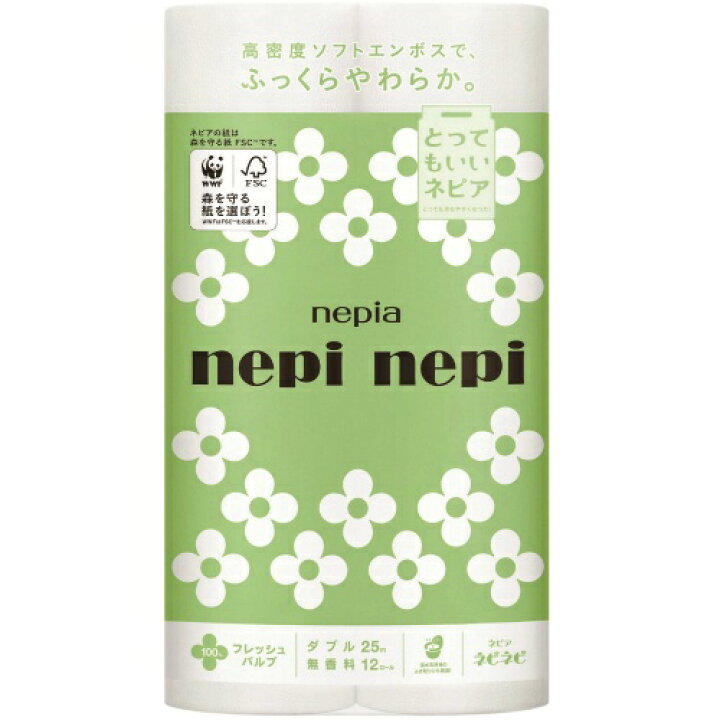 楽天市場】【決算還元・送料込・まとめ買い×8】ネピア ネピネピ 